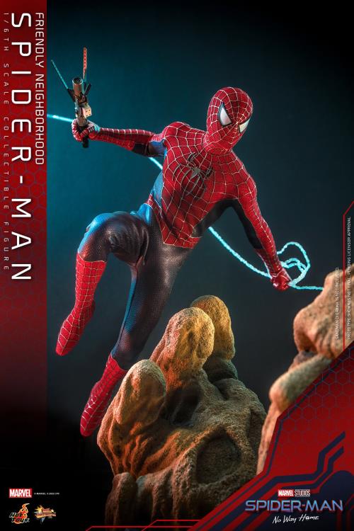 Spider-Man: No Way Home MMS661 Friendly Neighborhood Spider-Man 1/6 Scale Collectible Figure Gallery Image 13