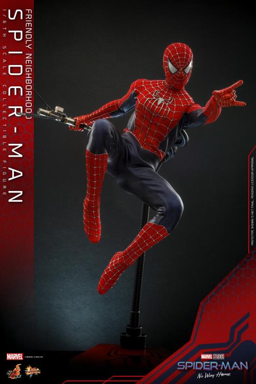 Spider-Man: No Way Home MMS661 Friendly Neighborhood Spider-Man 1/6 Scale Collectible Figure Gallery Image 4