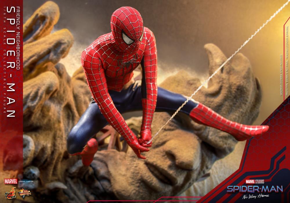 Spider-Man: No Way Home MMS662 Friendly Neighborhood Spider-Man Deluxe 1/6th Scale Collectible Figure Gallery Image 19