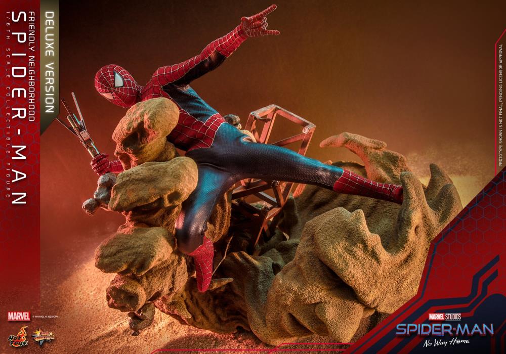 Spider-Man: No Way Home MMS662 Friendly Neighborhood Spider-Man Deluxe 1/6th Scale Collectible Figure Gallery Image 21