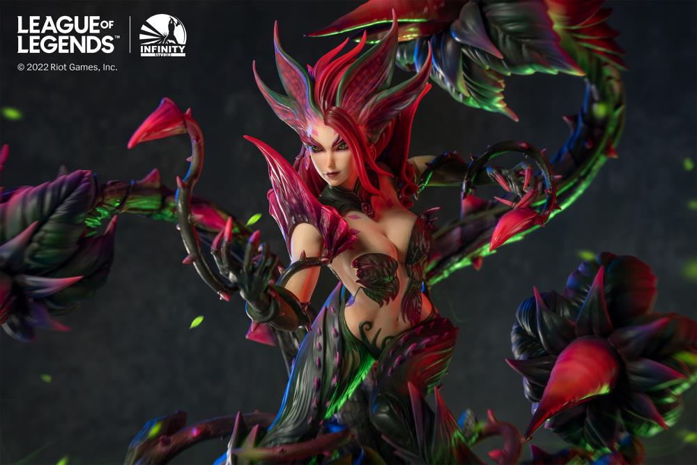League of Legends Rise of the Thorns Zyra 1/4 Scale Limited Edition Statue Gallery Image 21