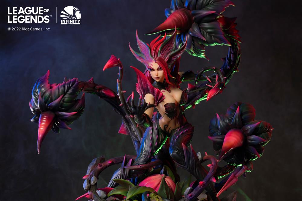 League of Legends Rise of the Thorns Zyra 1/4 Scale Limited Edition Statue Gallery Image 22