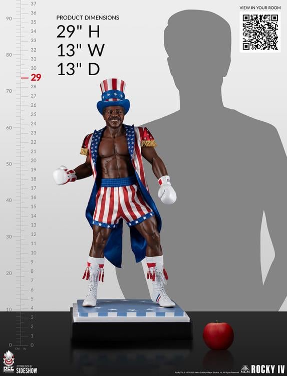 Rocky IV Apollo Creed 1/3 Scale Limited Edition Statue Gallery Image 22