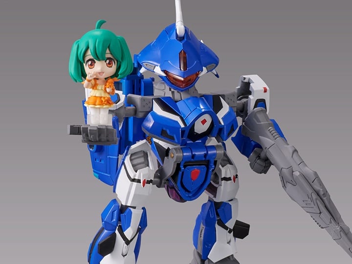 Macross Frontier Tiny Session VF-25G Messiah Valkyrie (Michael Use Ver.) & Ranka Figure Set Gallery Image 1
