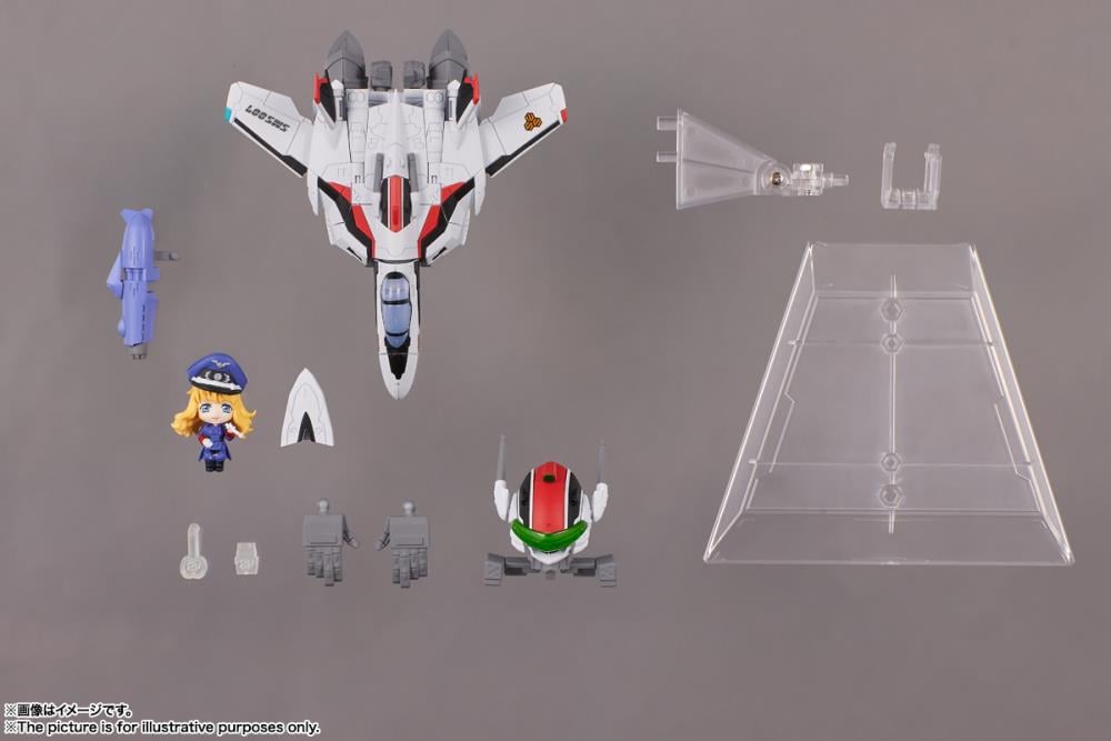 Macross Frontier Tiny Session VF-25F Messiah Valkyrie (Alto Use Ver.) & Sheryl Figure Set Gallery Image 13