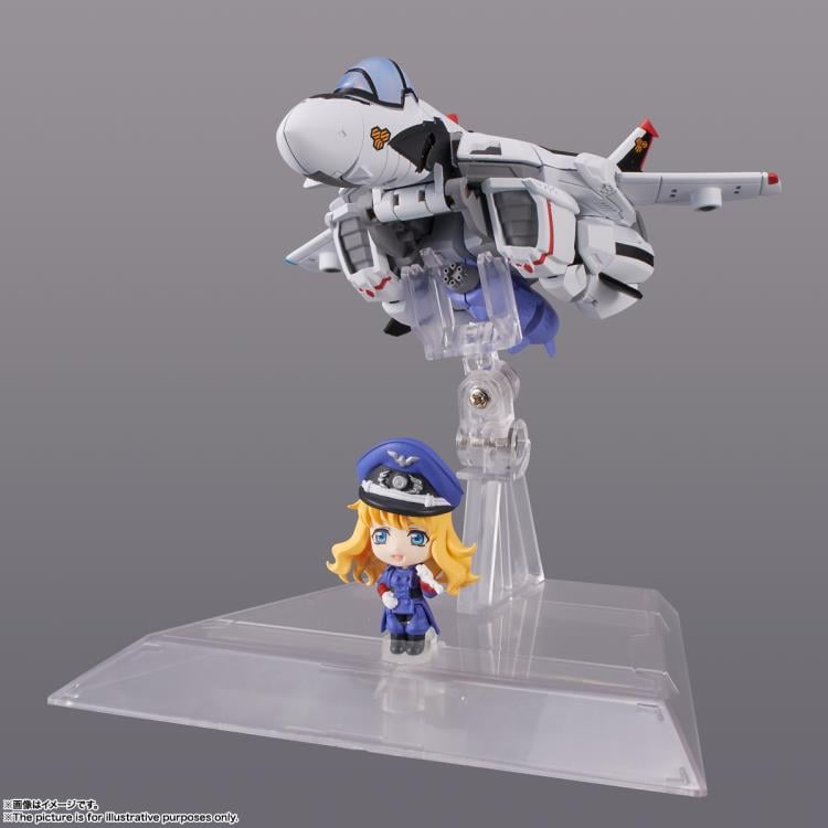 Macross Frontier Tiny Session VF-25F Messiah Valkyrie (Alto Use Ver.) & Sheryl Figure Set Gallery Image 8