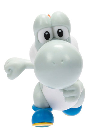 World of Nintendo White Running Yoshi 2.5-Inch Scale Limited Articulation Figure Gallery Image 2