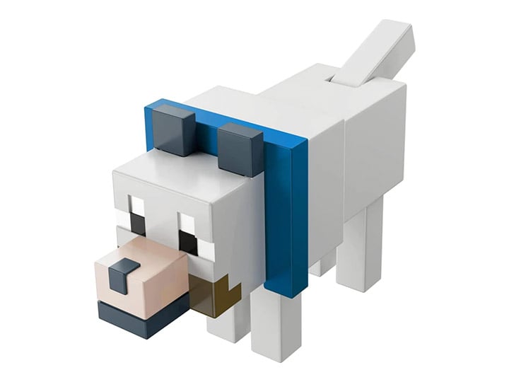 Minecraft Craft-A-Block Wolf Core Figure Gallery Image 1