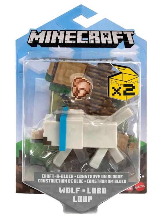 Minecraft Craft-A-Block Wolf Core Figure Gallery Image 5