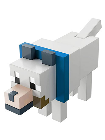 Minecraft Craft-A-Block Wolf Core Figure Gallery Image 2