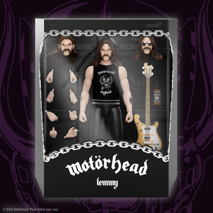 Motorhead ULTIMATES! Lemmy Kilmister Action Figure Gallery Image 9