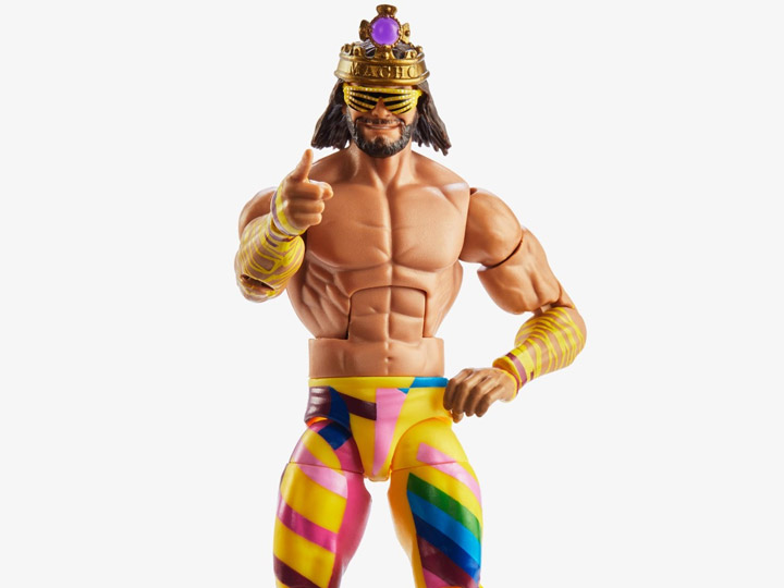 WWE WrestleMania Elite Collection "Macho King" Randy Savage (Mean Gene BAF) Gallery Image 1