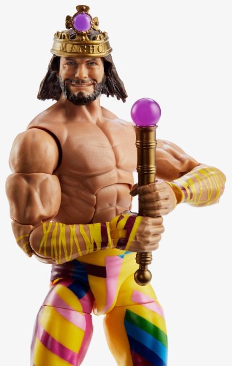 WWE WrestleMania Elite Collection "Macho King" Randy Savage (Mean Gene BAF) Gallery Image 5
