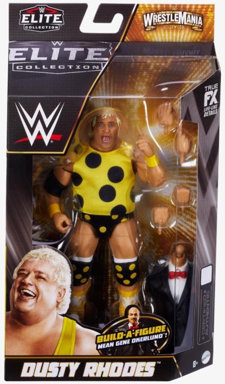 WWE WrestleMania Elite Collection Dusty Rhodes (Mean Gene BAF) Gallery Image 9