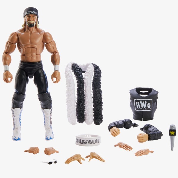 WWE WrestleMania Elite Collection "Hollywood" Hulk Hogan (Mean Gene BAF) Gallery Image 7