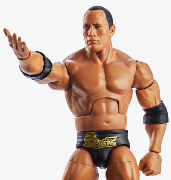 WWE WrestleMania Elite Collection The Rock (Mean Gene BAF) Gallery Image 6