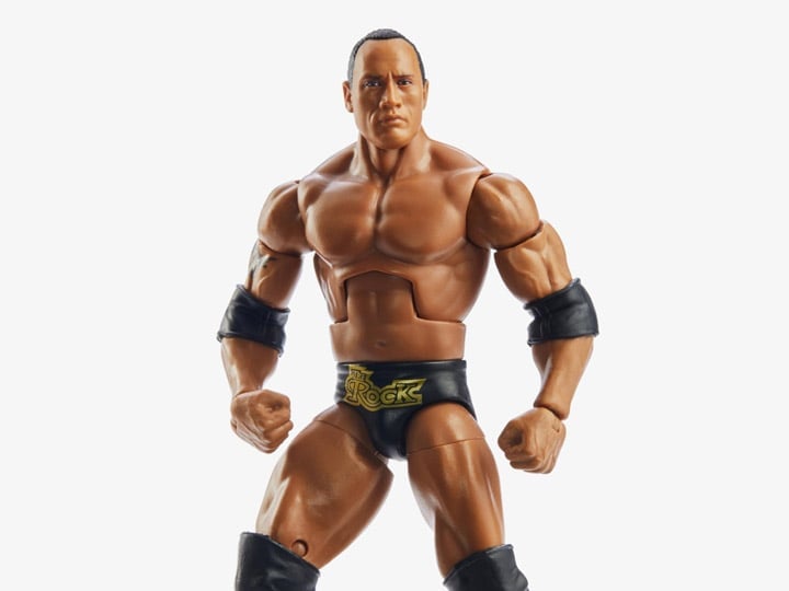 WWE WrestleMania Elite Collection The Rock (Mean Gene BAF) Gallery Image 1
