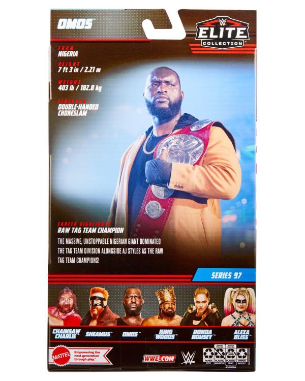 WWE Elite Collection Series 97 Omos Gallery Image 9
