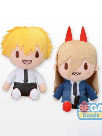 Chainsaw Man Denji and Power Preciality Set of 2 Plush