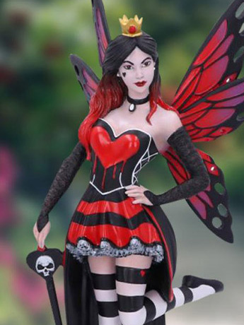 Wonderland Fairy Queen of Hearts Figurine Gallery Image 2