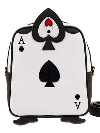 Alice in Wonderland Ace of Spades Cross Body Bag Gallery Image 2