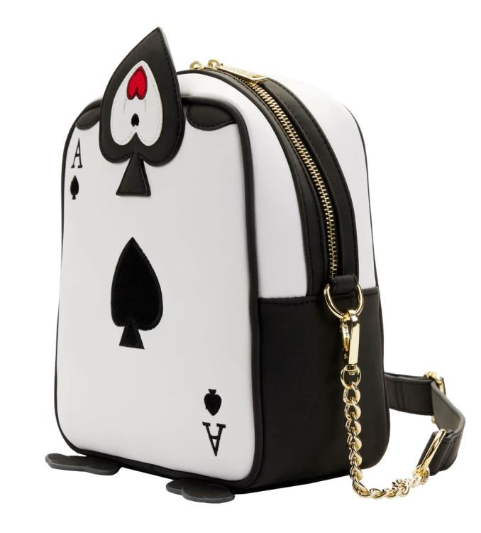 Alice in Wonderland Ace of Spades Cross Body Bag Gallery Image 3