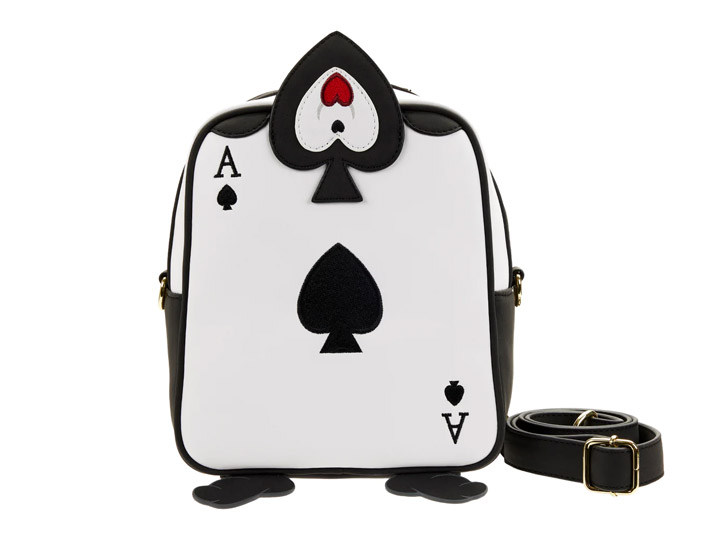 Alice in Wonderland Ace of Spades Cross Body Bag Gallery Image 1