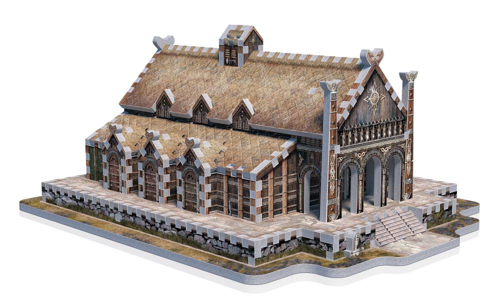 The Lord of the Rings Golden Hall Edoras 445-piece 3D Puzzle Gallery Image 4