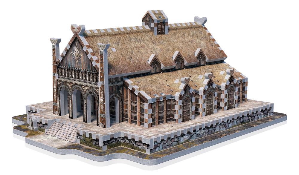 The Lord of the Rings Golden Hall Edoras 445-piece 3D Puzzle Gallery Image 5