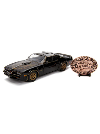 Smokey and the Bandit Hollywood Rides 1977 Pontiac Firebird 1/24 Scale Die-Cast Vehicle & Replica Buckle Gallery Image 2