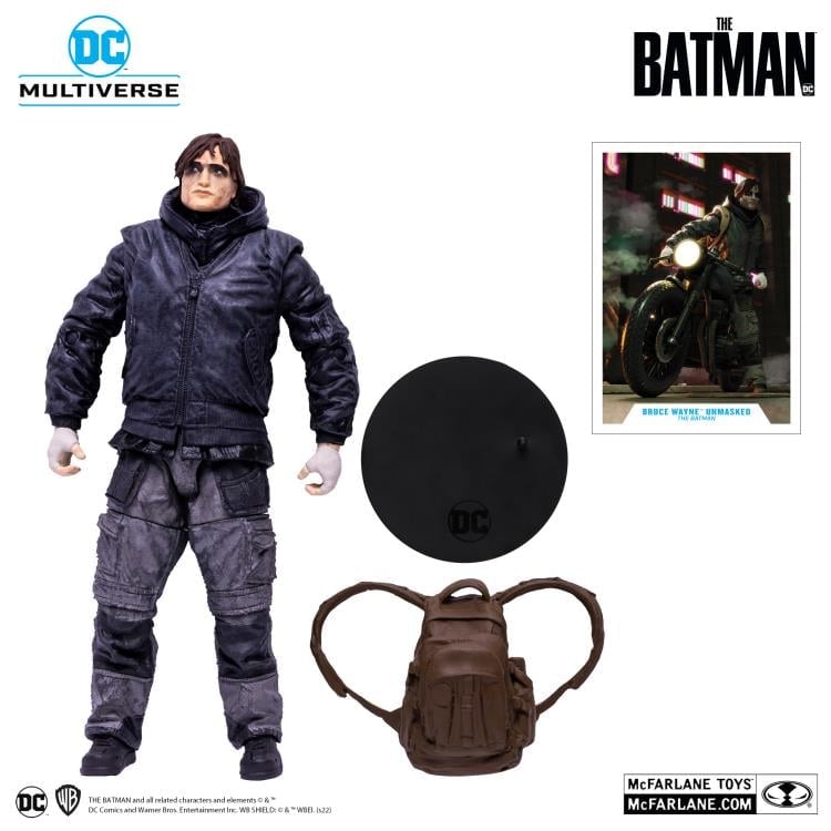 The Batman DC Multiverse Bruce Wayne (Unmasked Drifter) Action Figure Gallery Image 9