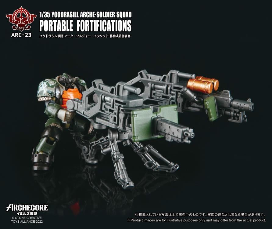 ARCHECORE ARC-23 Yggdrasill ARCHE-SOLDIER Squad Portable Fortifications Gallery Image 9