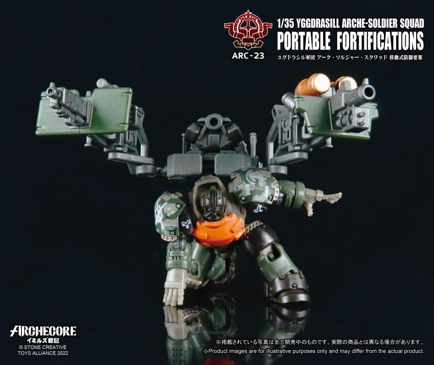 ARCHECORE ARC-23 Yggdrasill ARCHE-SOLDIER Squad Portable Fortifications Gallery Image 7