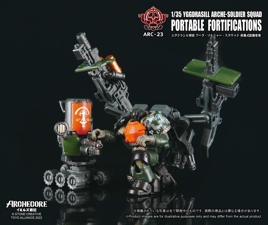 ARCHECORE ARC-23 Yggdrasill ARCHE-SOLDIER Squad Portable Fortifications Gallery Image 5