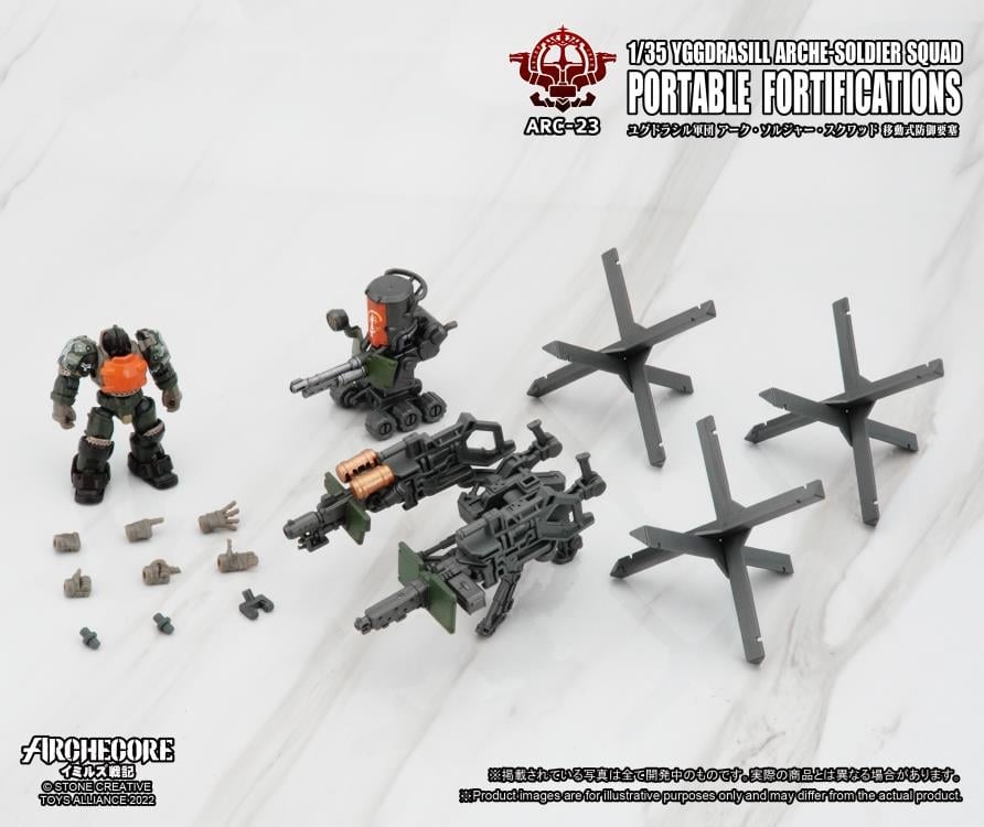 ARCHECORE ARC-23 Yggdrasill ARCHE-SOLDIER Squad Portable Fortifications Gallery Image 14
