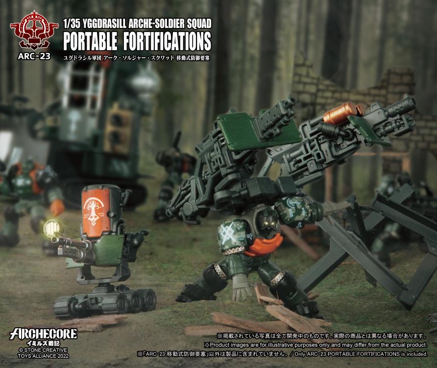 ARCHECORE ARC-23 Yggdrasill ARCHE-SOLDIER Squad Portable Fortifications Gallery Image 12