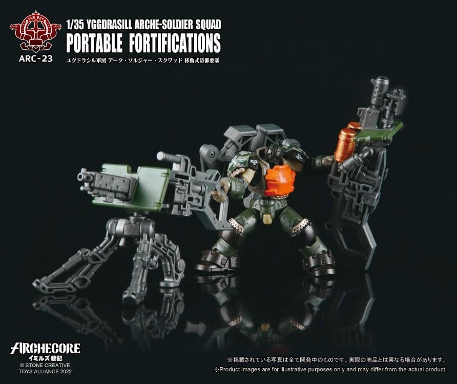 ARCHECORE ARC-23 Yggdrasill ARCHE-SOLDIER Squad Portable Fortifications Gallery Image 6
