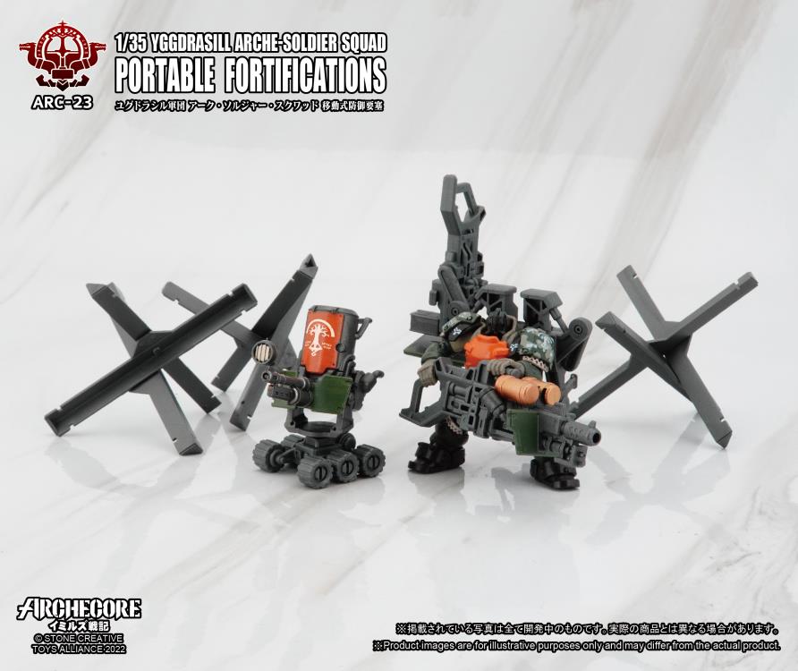 ARCHECORE ARC-23 Yggdrasill ARCHE-SOLDIER Squad Portable Fortifications Gallery Image 10