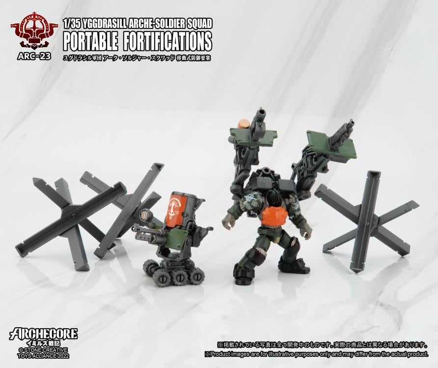 ARCHECORE ARC-23 Yggdrasill ARCHE-SOLDIER Squad Portable Fortifications Gallery Image 11