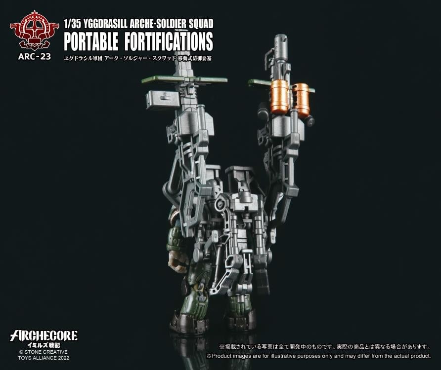 ARCHECORE ARC-23 Yggdrasill ARCHE-SOLDIER Squad Portable Fortifications Gallery Image 8