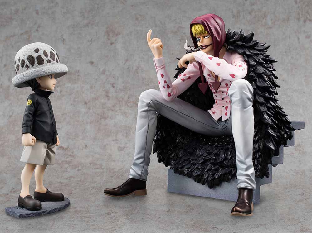 One Piece Portrait of Pirates Limited Edition Corazon & Law Figure