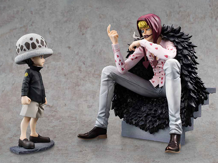 One Piece Portrait of Pirates Limited Edition Corazon & Law Figure