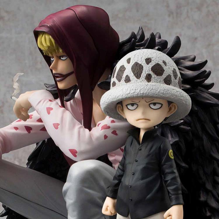 One Piece Portrait of Pirates Limited Edition Corazon & Law Figure