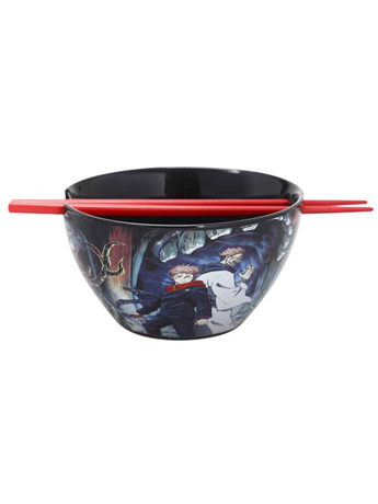 Jujutsu Kaisen Ceramic Ramen Bowl with Chopsticks Gallery Image 2