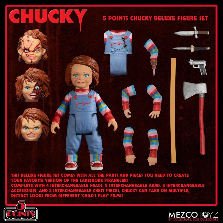 Child's Play 5 Points Chucky Deluxe Figure Set Gallery Image 13