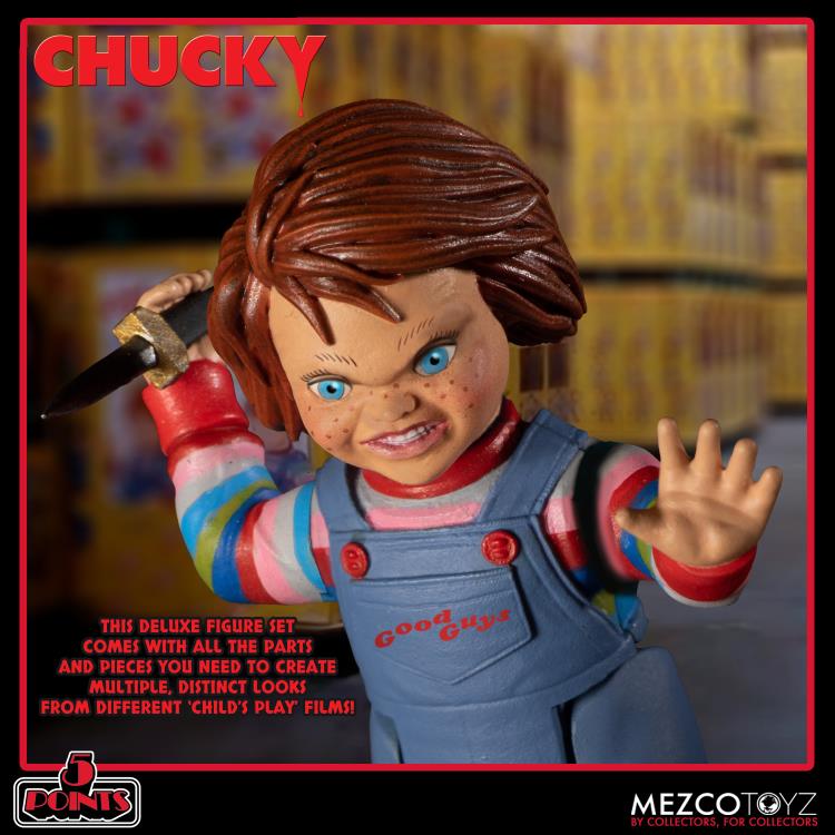 Child's Play 5 Points Chucky Deluxe Figure Set Gallery Image 8