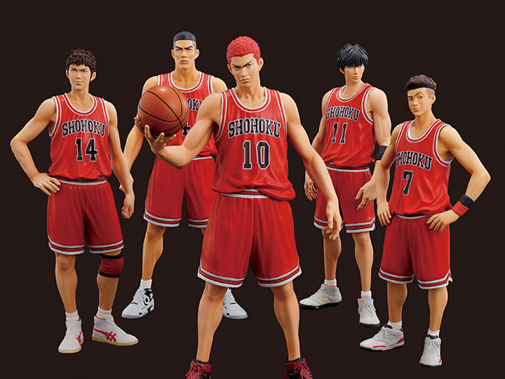 Slam Dunk One and Only Shohoku Starting Member Figure Set Gallery Image 1