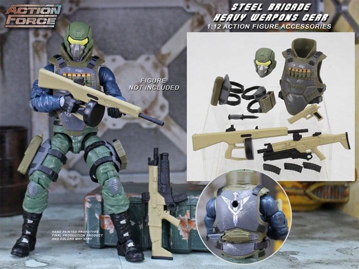 Action Force Steel Brigade Gear 1/12 Scale Accessory Set Gallery Image 1