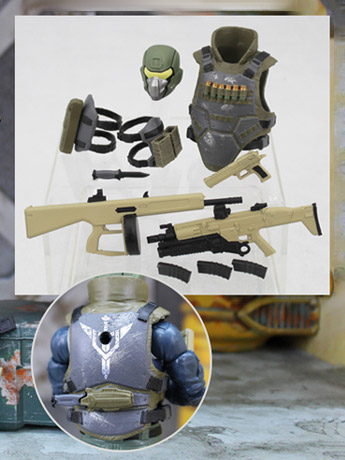 Action Force Steel Brigade Gear 1/12 Scale Accessory Set Gallery Image 2