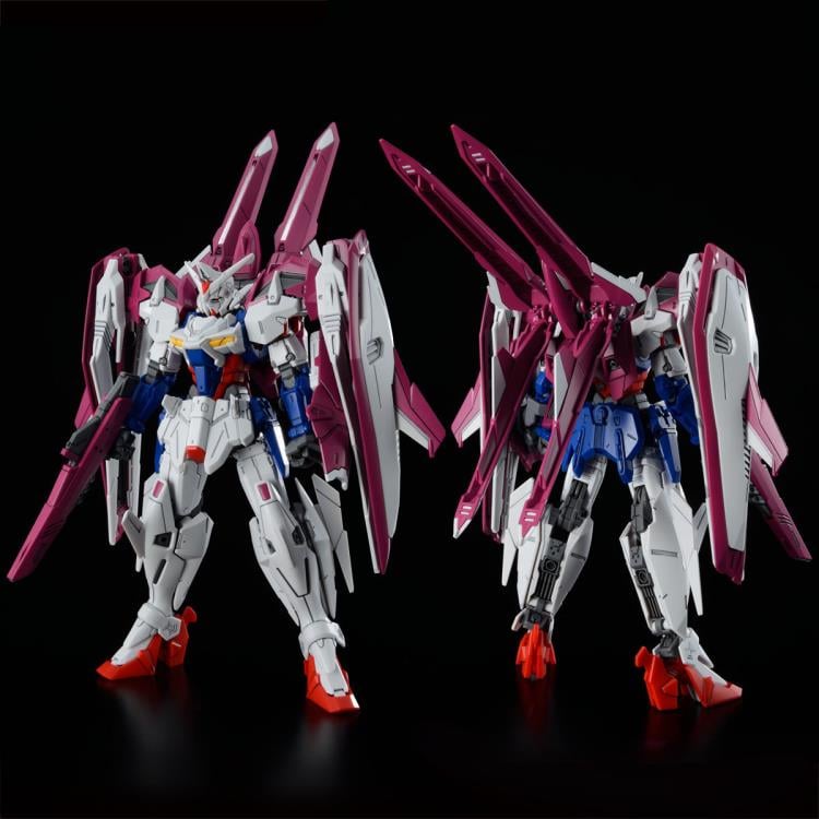 New Mobile Report Gundam Wing Dual Story: G-UNIT HGAC Gundam L.O. Booster Exclusive 1/144 Scale Model Kit Gallery Image 6